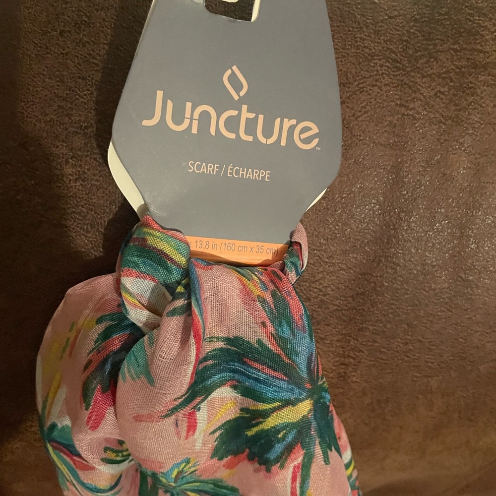 Juncture Pink Floral Scarf